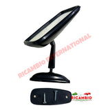 Black Metal Mirror - Classic Fiat 500,126,127,128 - Mirrors