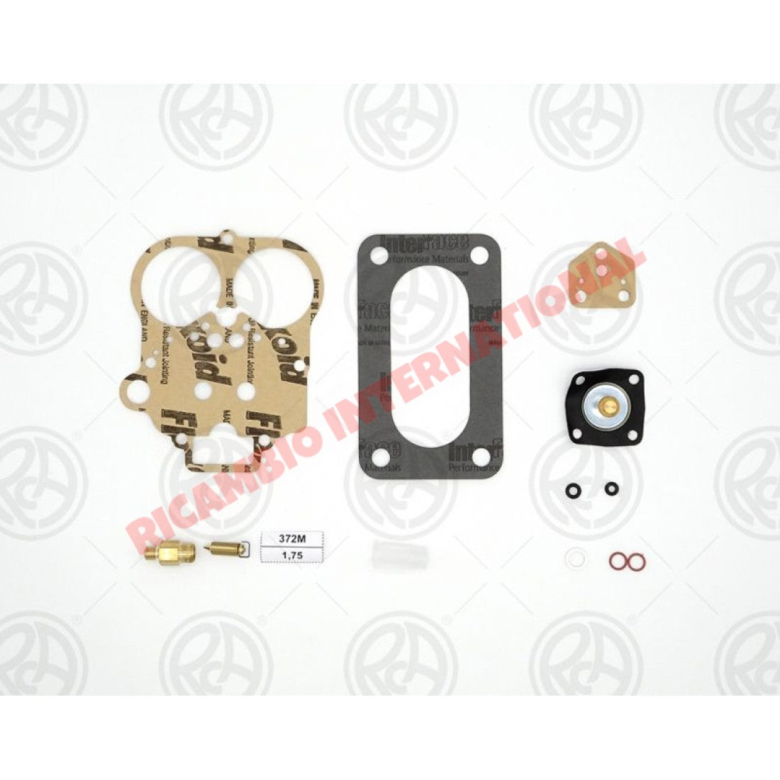 Carburettor Overhaul Kit (WEBER 34 DHS 1 - 2 - 3) - Fiat 124 - Fuel