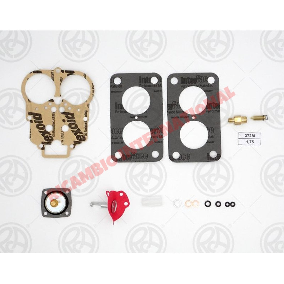 Carburettor Overhaul Kit (WEBER 34 DMS 201) - Fiat 124 - Fuel