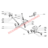 Centre Drag Link Tie Rod - Classic Fiat 500 126 - Steering