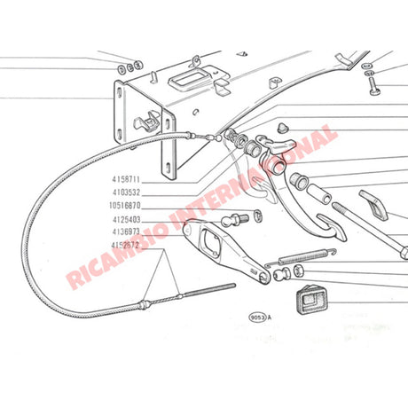 Clutch Fork - Fiat 124 - Clutch - Transmission & Related Parts