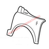 O/S Right Wider Outer Front Wing Arch - Fiat 126 - Body Parts