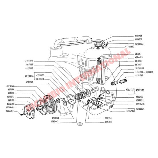 Push Rod Tube Seal Kit (10) - Classic Fiat 500 - Gaskets - Seals - Grommets and Rubber Parts