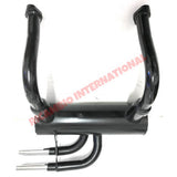 Record Monza’ Sports Exhaust Chrome Twin Pipe - Classic Fiat 500 126 - Exhaust and Associated Parts