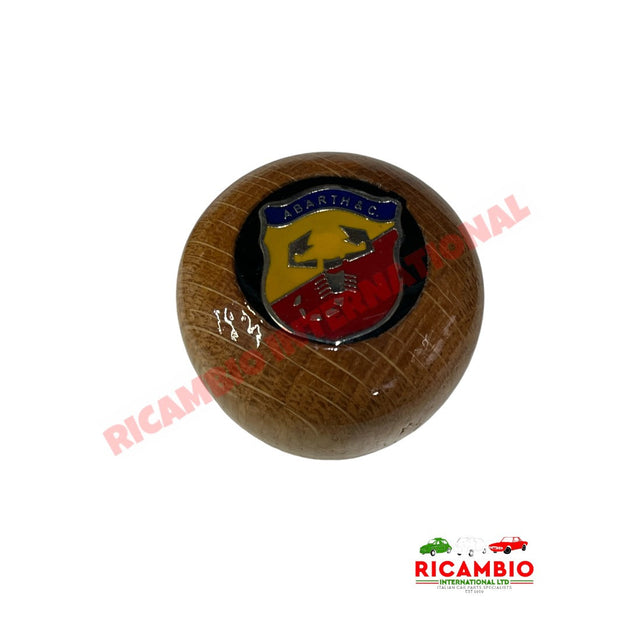 Wooden Gear Knob ABARTH - Classic Fiat,Lancia,Autobianchi - Gearbox and Clutch